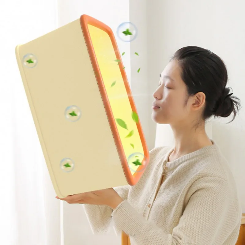 Linen Fabric Foldable Storage Bin Cube Organizer Home Multi-functional Compartment Drawer Wardrobe Soild Color Storage Boxes 6