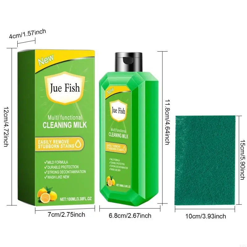 94PC Kitchen Oil Removers Keep Your Cooking Kitchen Clean 100ml Cleaner Milk Agent Degreaser