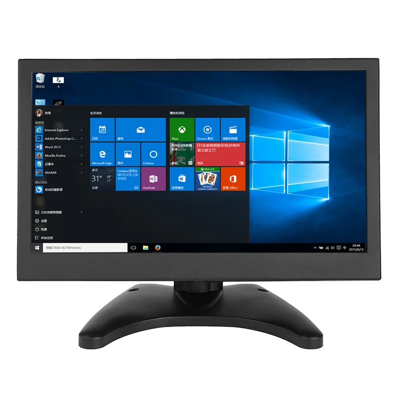 10.1 인치 와이드 스크린 터치 모니터 1280x800 Lcd, 저항성 터치 모니터 ..