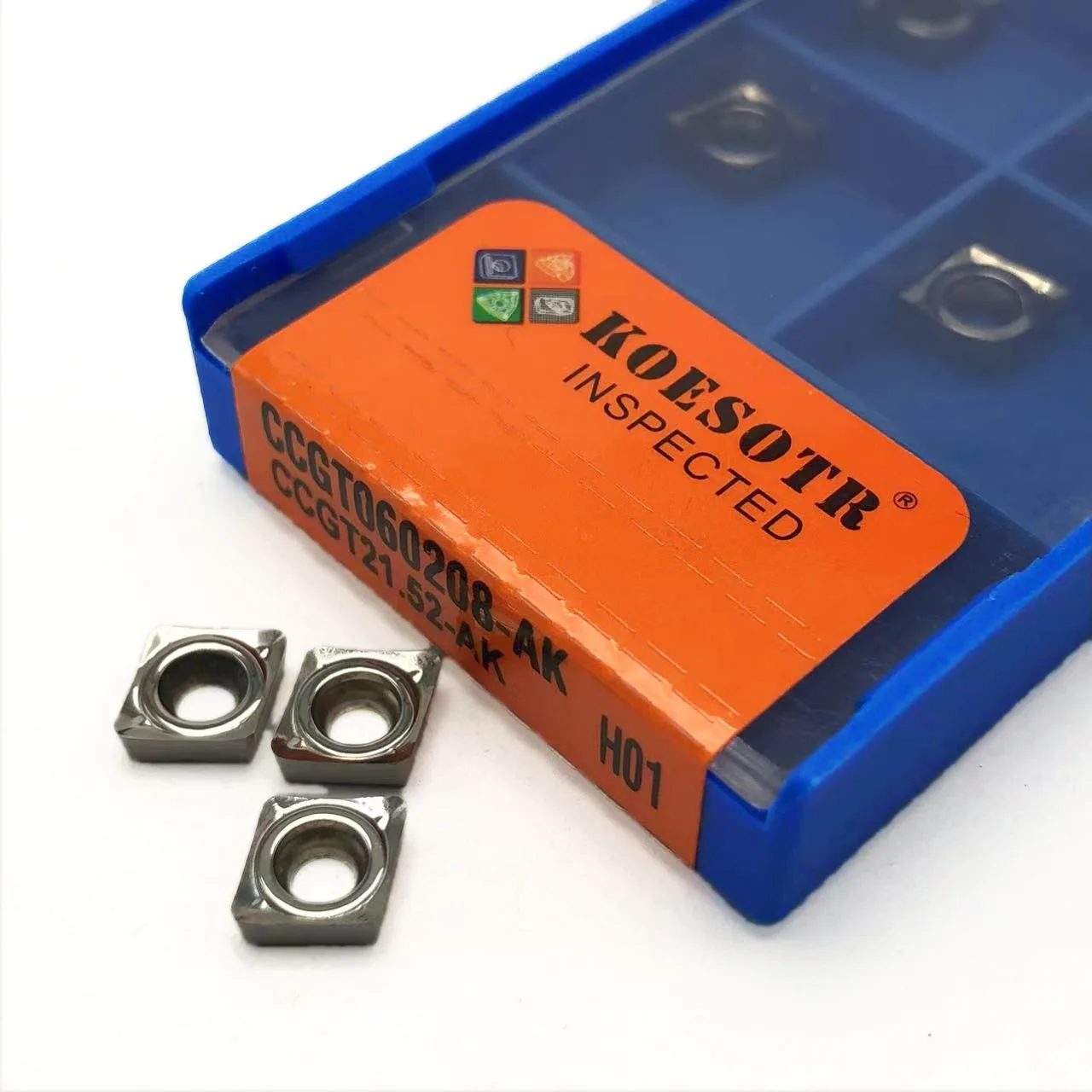 CCGT060204 08 AK H01 10개 알루미늄 절삭 블레이드 CCGT 060204 절삭 공구 터닝 공구 인서트 CNC 공구 AL +TIN 합금 목재용