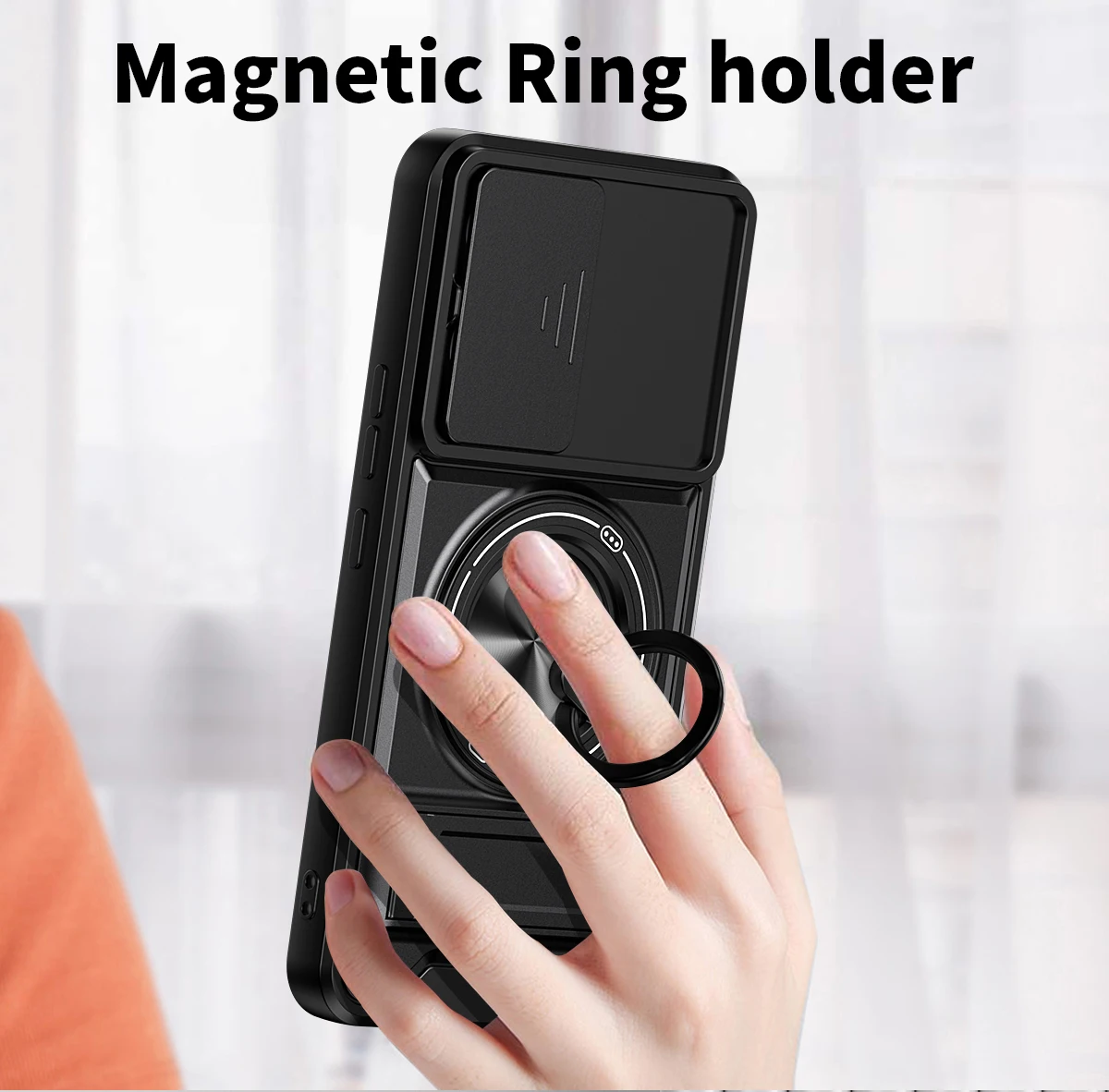 Shockproof Slide Lens Armor Cover Case