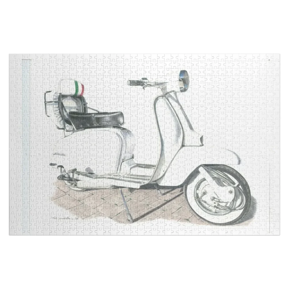 

1963 Lambretta Li125 Jigsaw Puzzle Personalized Photo Gift Wooden Animal Puzzle
