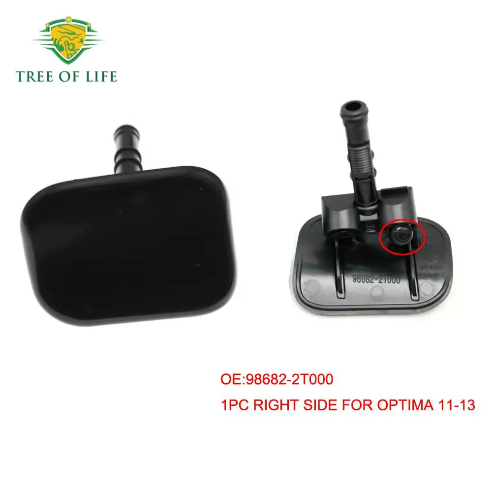 MEIZIYU Voorbumper Koplamp Koplamp Sproeierkop Jet Cap Cover Fit for A8