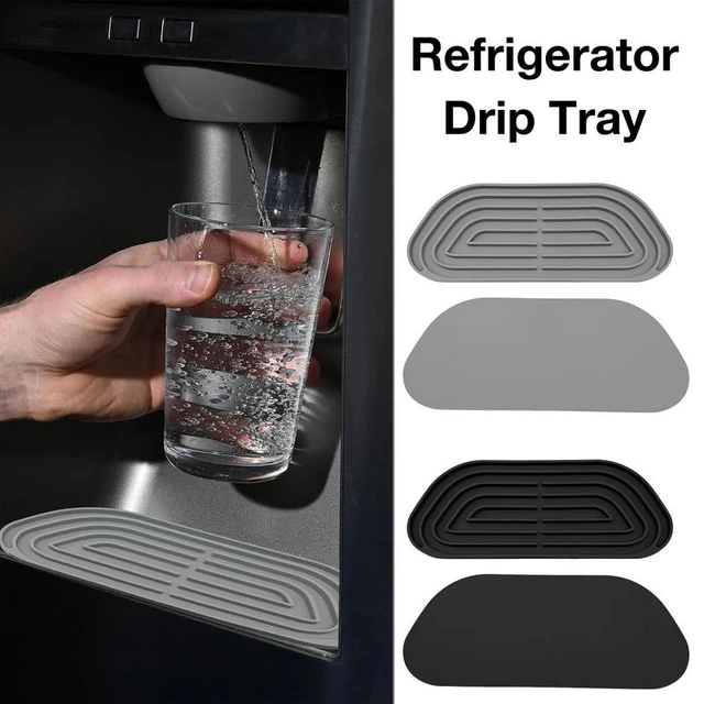  Hapoyxm - Bandeja de recogedor de goteo para refrigerador,  bandeja de goteo antideslizante para refrigerador, dispensador de agua para  nevera, derrame de silicona para ge, hidromasaje, dispensador de agua y  hielo