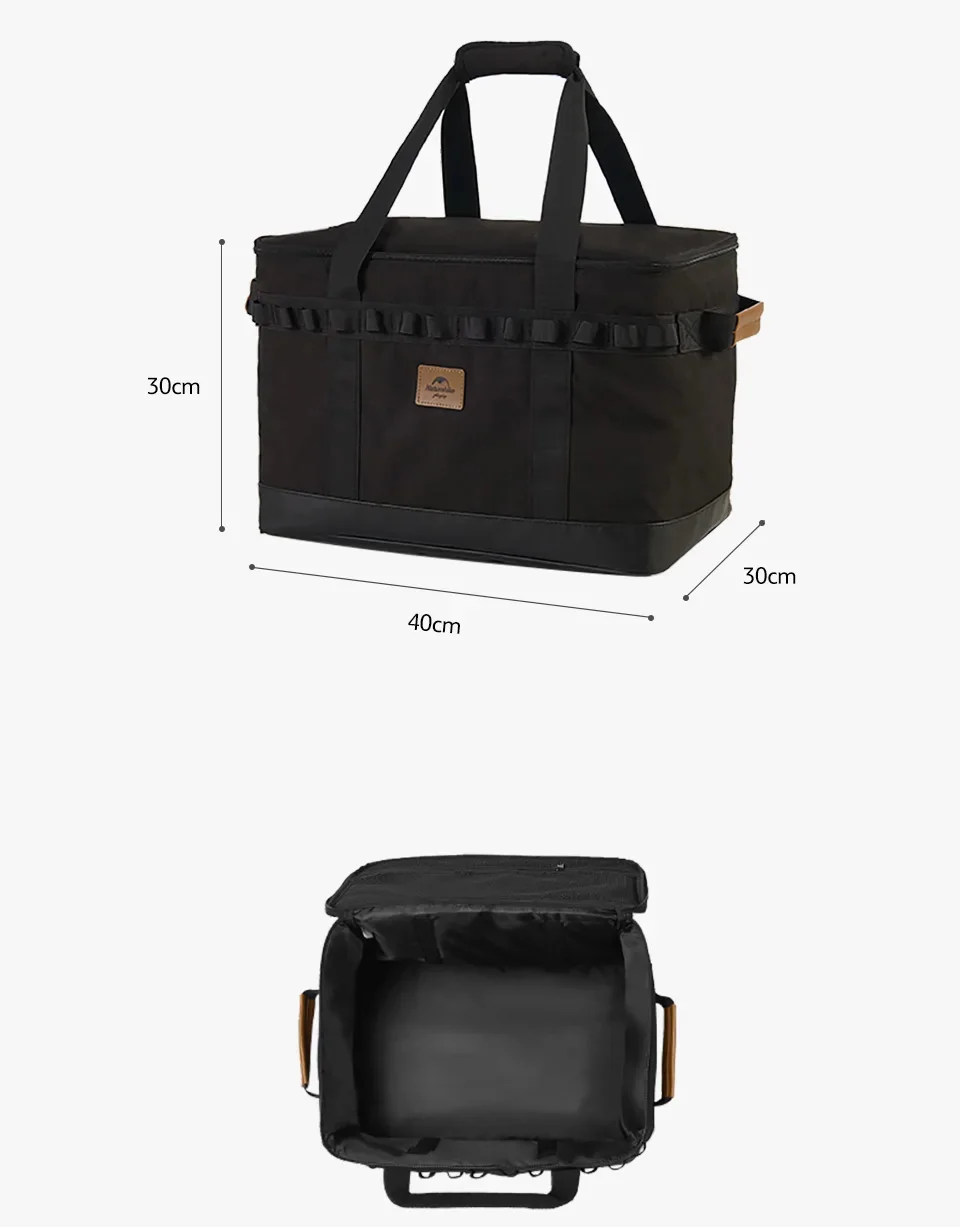 Naturehike Outdoor Reise Veranstalter 300D Oxford Tuch Camping Werkzeug Lagerung Tasche 36L Familie BBQ Picknick Kochgeschirr Lagerung Tasche – Detail 9
