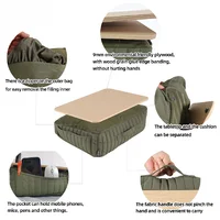 Bureau multifonctionnel pour ordinateur portable, coussin de base épaissi, amovible et lavable, séchage rapide et portable. 6