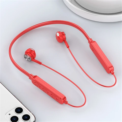 Wireless Bluetooth Earphones Music Headphones Phone Neckband Sport Earbuds Earphone With Mic For iPhone Samsung Xiaomi