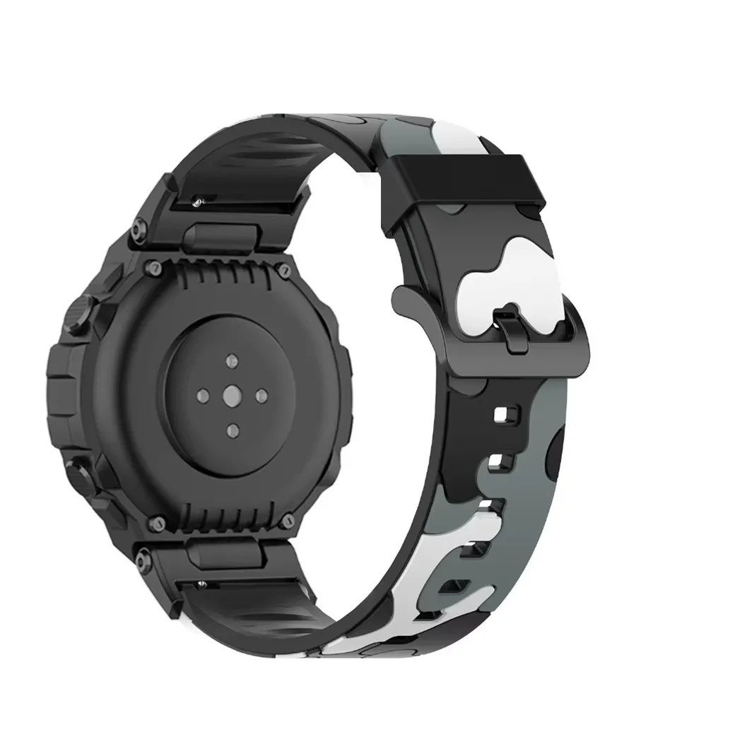 Camouflage Silicone Sports Watch Strap Bracelet