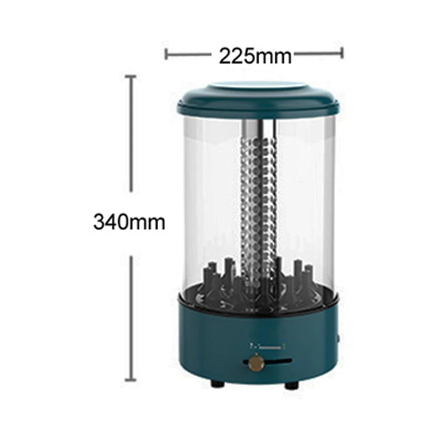 360&deg; Automatic Revolving Vertical Grill Smokeless Barbecue BBQ Kebab Rotary Machine Rotisserie Domestic Mutton Lamb Skewer Oven