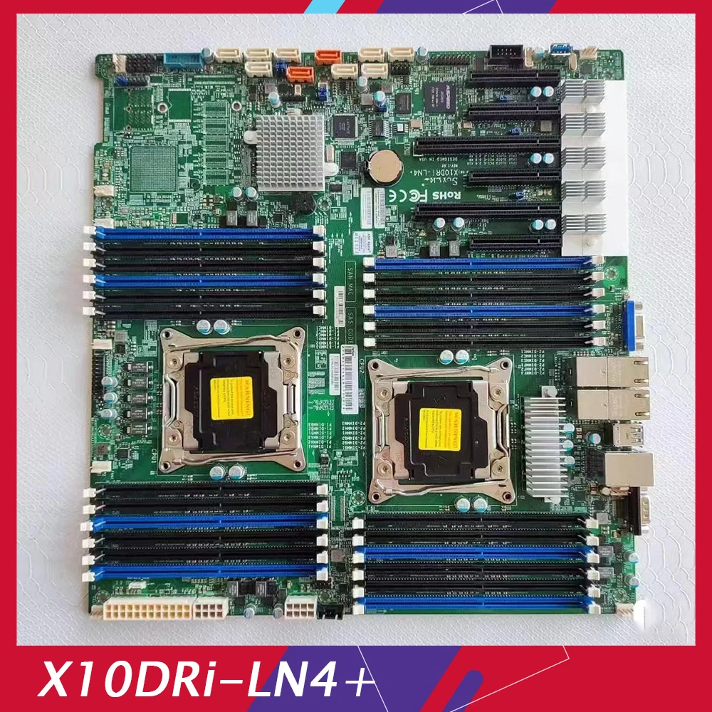 SUPERMICRO X10SRA-B Supermicro X10SRA-B LGA2011 Intel C612 DDR4 SATA3 and USB3.0 A and 2GbE ATX