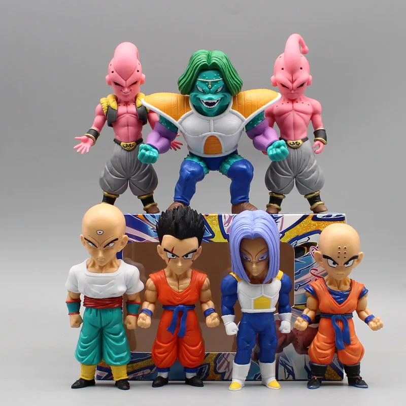 

7 Options Dragon Ball Gk Lg Q Version Wcf Proportion Saab Tianjin Rice Gohan Kulin Buu Handmade Model Decorations Surrounding