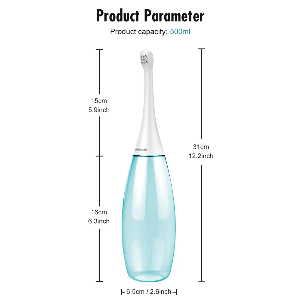 450ml Sprayer Personal Cleaner Hand Held Seat 500ml Toilet Bidet Tackle Hygiene Washing Travel EVA Portable Bottle 5