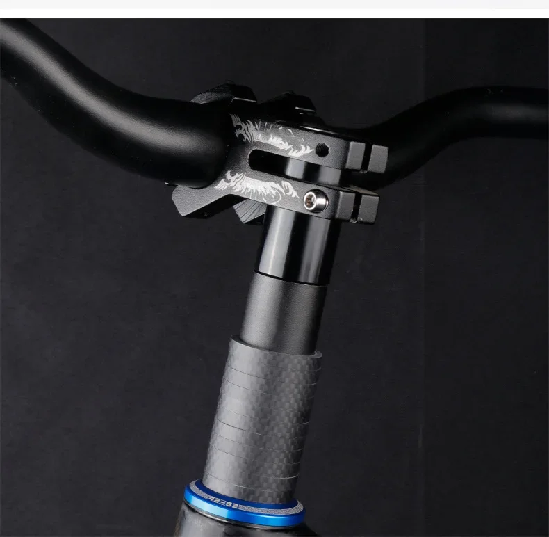 Attacco Manubrio Riser Regolabile Per MTB - Lega Alluminio, 1-1/8 Pollici - Foto 10