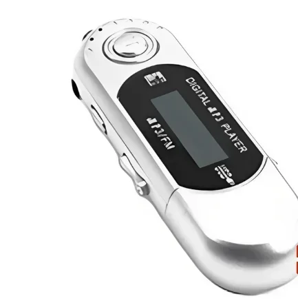 ネックレスディスプレイ付きUSB mp3プレーヤー,単4電池式電池式