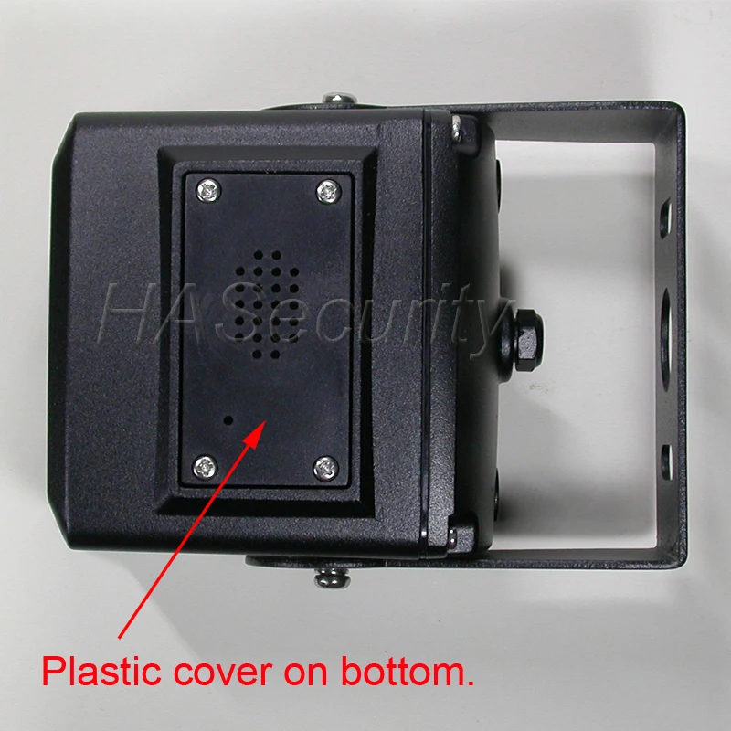security surveillance camera metal housing, can install 2x WiFi antenna.