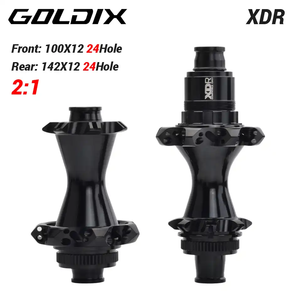グロス GOLDIX CX17 24H Center Lock Disc Bike Hub 142x12