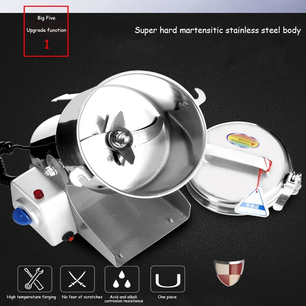 Sfa7b822dae8a469f8350a57f9f04e120v 800g Grain Grinder - for Grains, Spices, Herbs, Cereals, Coffee. Electric Mill, Beans Crusher, Coffee Machine, Powder Crusher. Mallzona