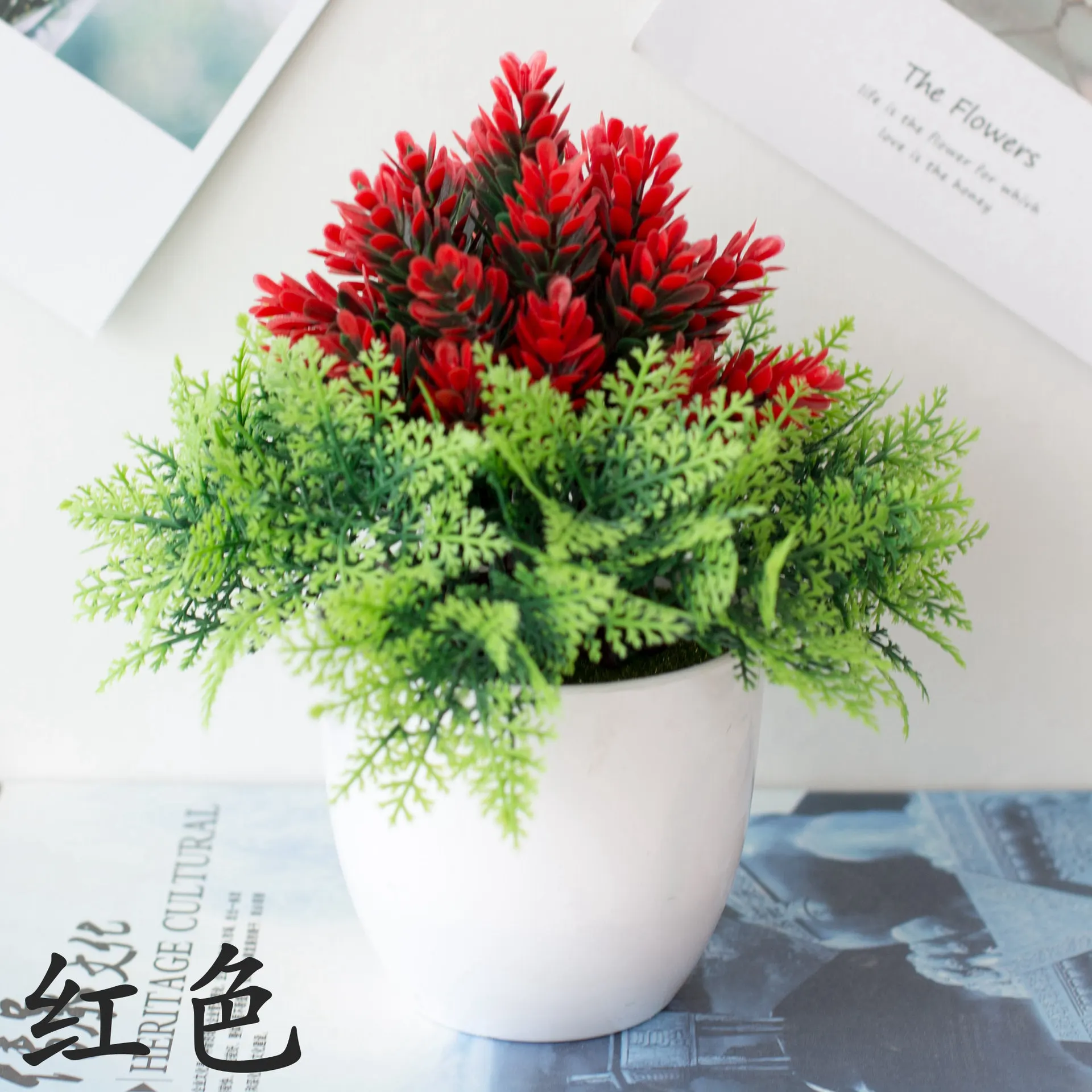 

Artificial Plant Pot Straw Ball Bonsai Small Tree Home Decorative Flower Ornament Creative Mini Small Balls Enear Ball