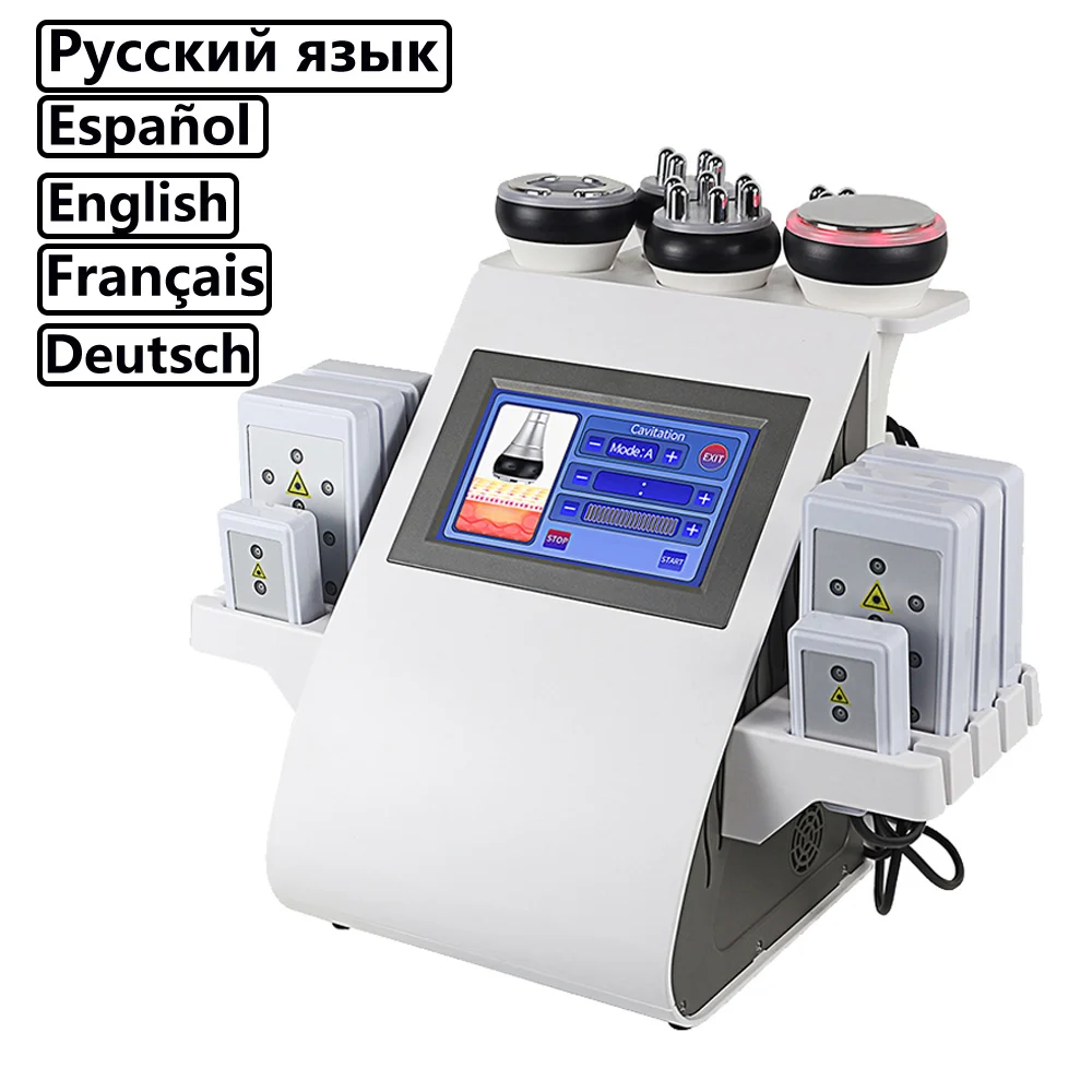 クリップ-40k超音波キャビテーション機,プロフェッショナル,6 in 1 