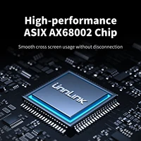 Перекрестный экран мыши Unnlink без рамок, два компьютера доступают одну мышь и клавиатуру. USB-переключатель KVM для Windows, Mac, Linux. — изображение 6