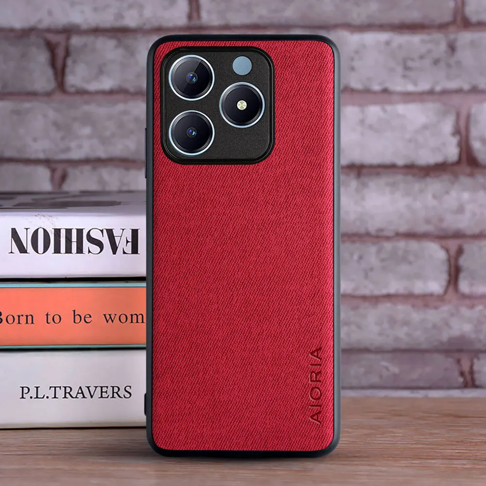 Textile Case with Soft TPU and Hard PC Material – Enhanced Touch and Durability