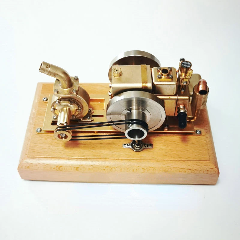 

Mini Diesel Single CylinderEngine Brass Pump Watermachine Model Gasoline Engine Model