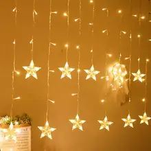 

LED String Light Hanging Lights Fairy Lights Curtain Light Garland for Party Wedding Decroration Patio Decoration Snowmen Decor