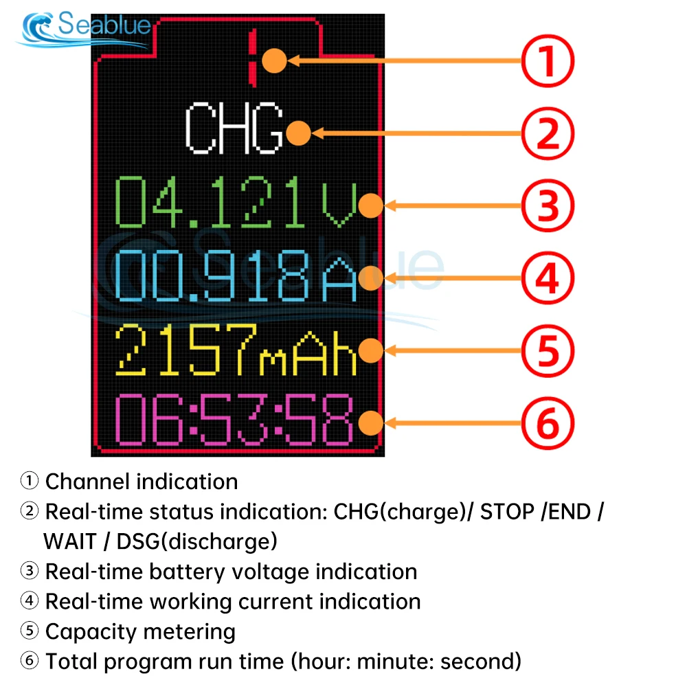 8 Channel 18650 Lithium Battery Capacity Tester Module MAh LCD Digital Battery Power Detector Module 18650 Tester
