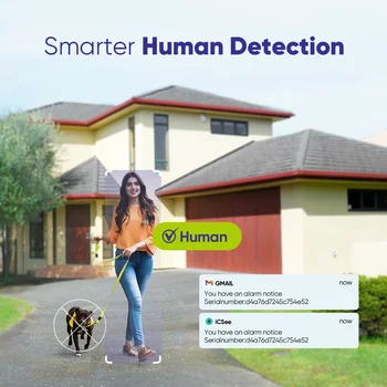 SANNCE Waterproof 4MP IP Camera HD WiFi Wireless Surveillance Bullet Camara Outdoor IR Cut Night Vision Home Security Camara 3