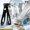 1PC Professional Nail Clippers Carbon Steel High Quality Nail Cutter Black Sliver Repair Finger Toe Tools Finger Toe Scissors 1