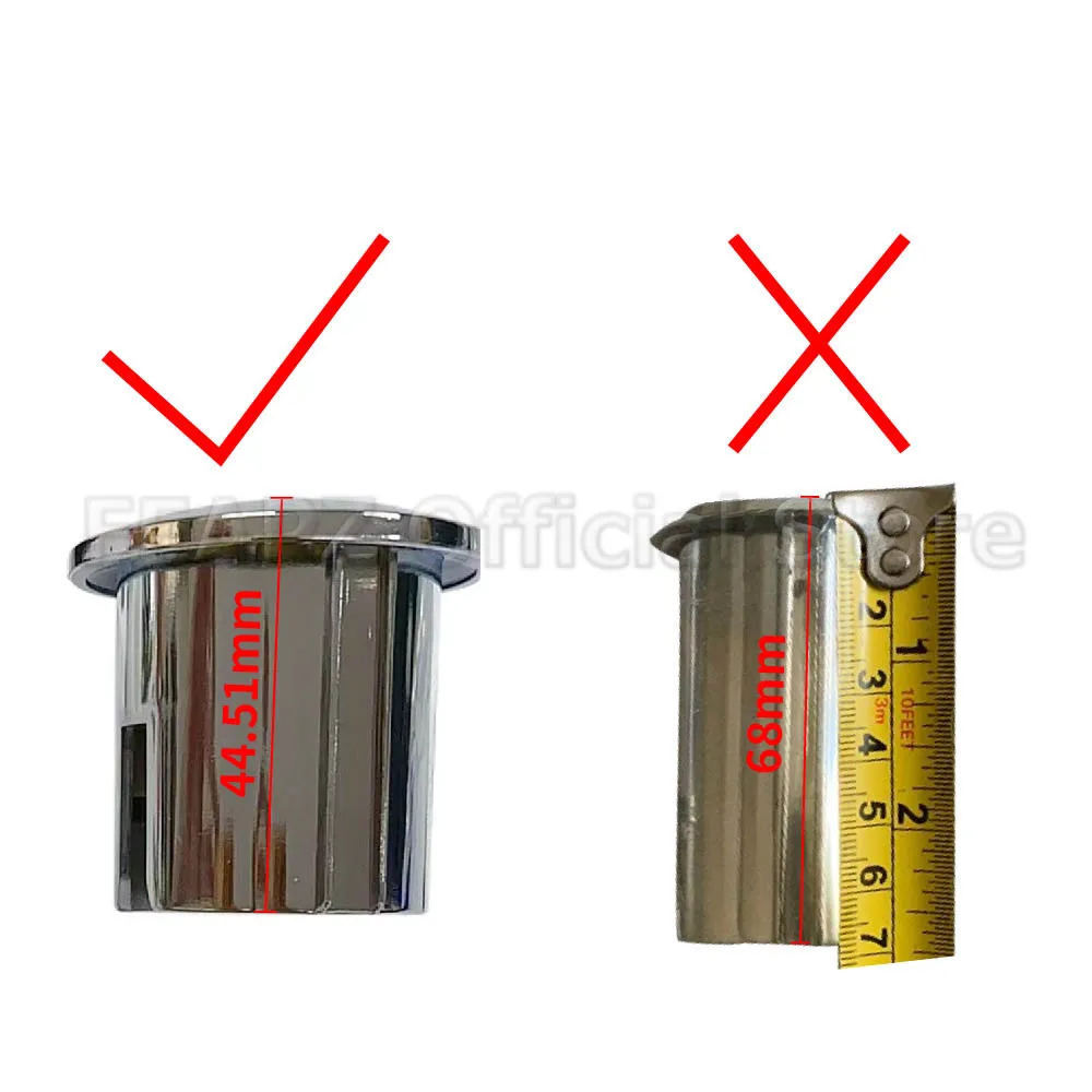 compatible with ROCA Cistern D2D Dual Flush Push Button Half Moon AH0001800R Threaded Push Rods Short Body Chrome