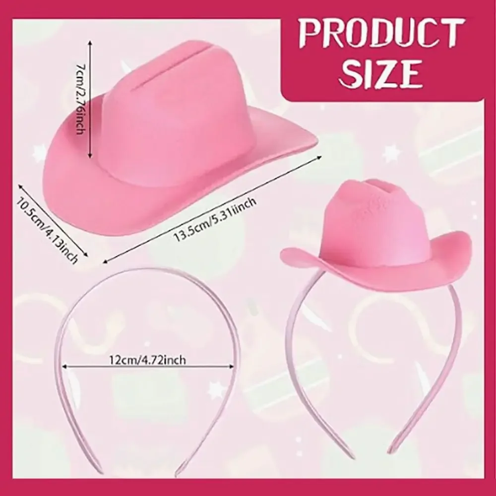 Cowgirl Headdress Hairband - Stylish Party Headwear & Hair Accessories