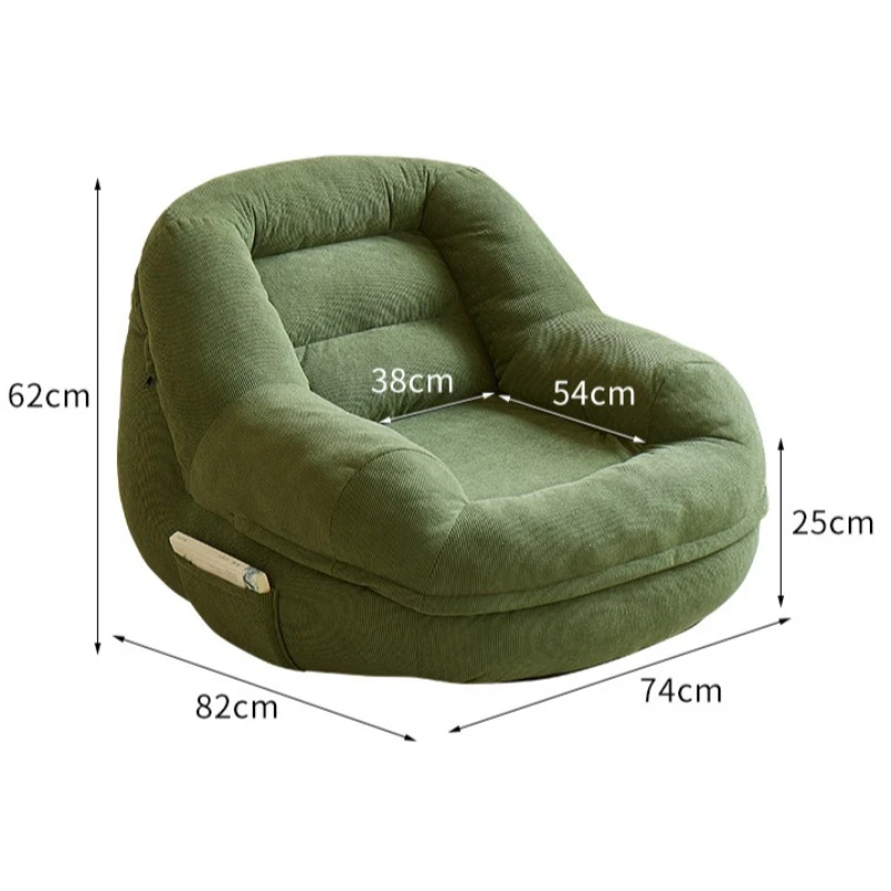 Divano Sacco Comfort per Soggiorno Poltrona Relax Singola - immagine 6
