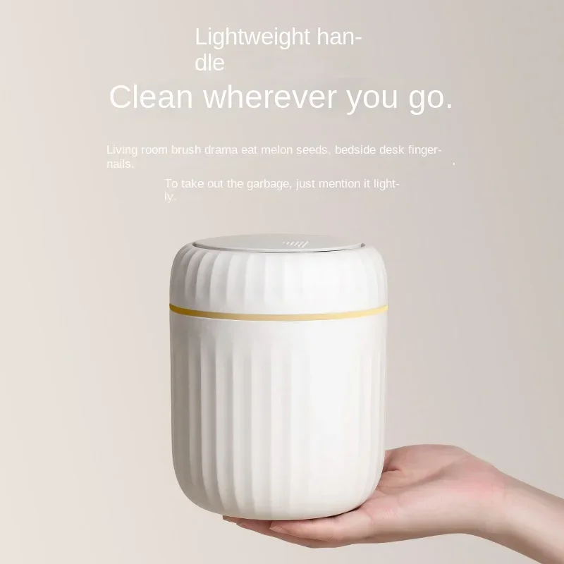 Mini Desktop Trash Can with Lid Garbage Waste Bin Organizer Bedroom Office Desk Storage Box Made Durable Plastic Home Supplies trash can desktop trash can