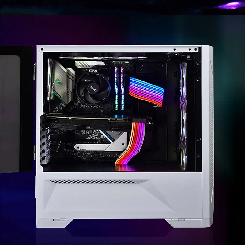 Cabo de Extensão de Energia com Arco-íris Silicone Light Guide Argb Strimer Plus Lian li Motherboard Aura Sync v1 8pin 24pin 5v - Imagem 5