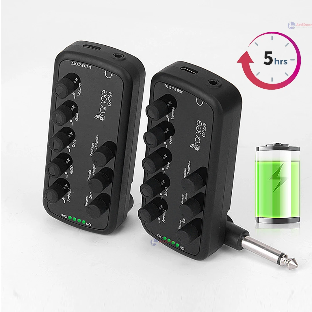 Electric Guitar Pedals Headphone Amp Mini Multi-Effects Effector Delay Reverb Overdrive Bass Amplifier Distortion Pedalboard electric guitar pedal guitar headphone amplifier