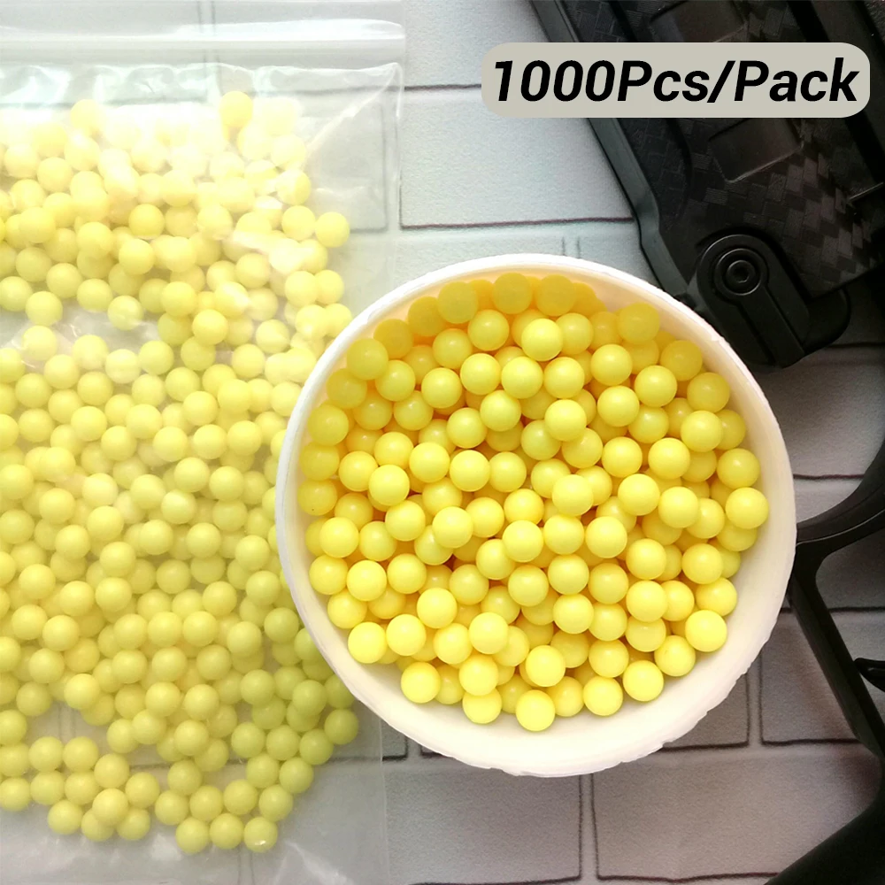 1000 개/갑 Airsoft BB 공 페인트볼 0.12g 6mm BBs 총알, Strikeball 플라스틱 탄약 사냥 소총 총