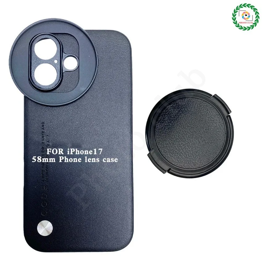 For iPhone 17 Pro Max 58MM Thread Interface Filter Ring Adapter Phone Case Filter Phone Case For iPhone 17/17 Pro CPL UV Filter