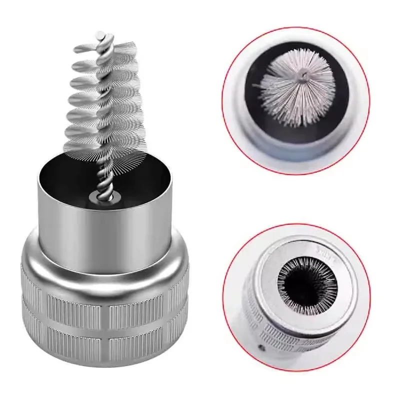 Battery Cleaning Brush Car Battery Dirt Brush Battery Pole Cleaning Tool Cleaning Cable Clamp Removing Oxide Layer on the Inner Wall of the
