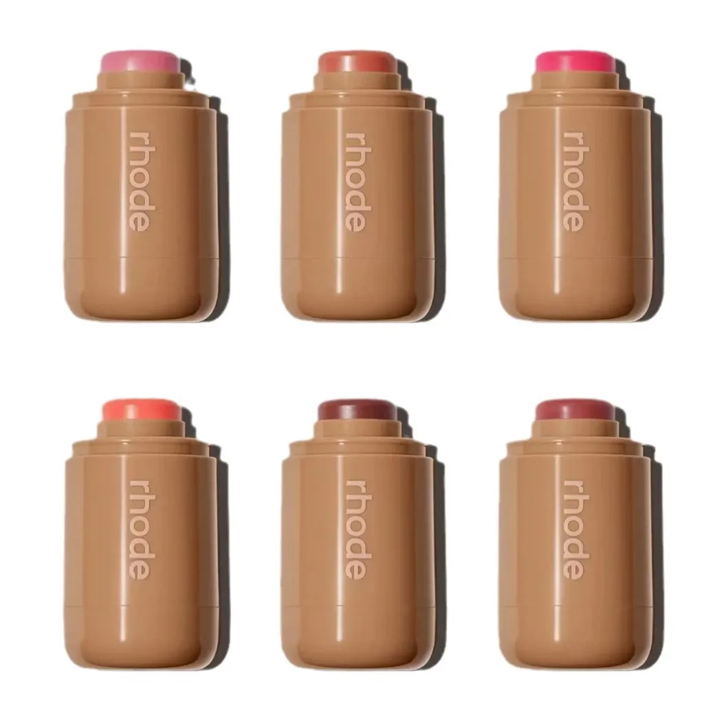 RHODE Makeup Cheek Blush Cream Blusher Stick Lip Gloss Phone Case For iPhone, lip makeup, lip glaze, lip tint, lip stain, makeup cheek blusher, lip gloss