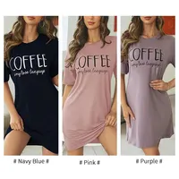 Milk Silk Nightgown Women Nightdress Short Sleeve Cartoon Nightgowns Sweet Casual Sleepwear Pijamas Sleepdress - Image 5