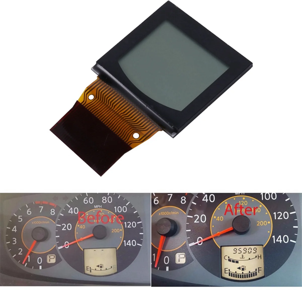 LCD 스크린 디스플레이 속도계 계기판, 닛산 퀘스트 2004-2006 밴 4 문짝 스크린 디스플레이 교체, 신제품