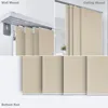 GoDear Design Adjustable Panel Track Blinds, Vertical Blinds, Patio Door Blinds,  See-Through, Jute Fabric, Yoga 6