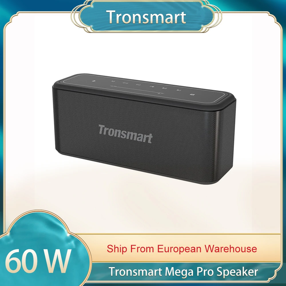 Оригинальная портативная Bluetooth-Колонка Tronsmart Mega Pro NFC 60 Вт IPX5 водонепроницаемая