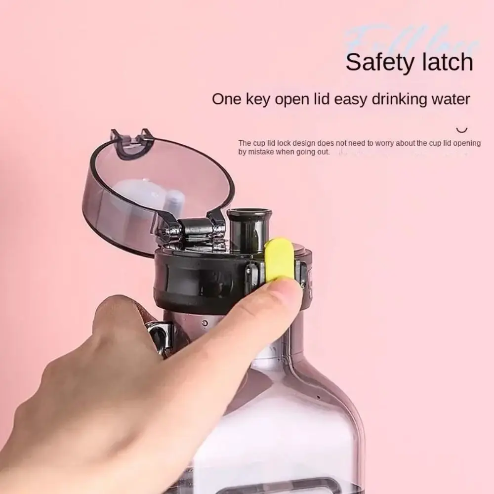 Leakproof Sports Water Cup 700ml Large Capacity Fitness Water Bottle Transparent Dustproof Fitness Drinking Bottle Running
