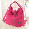 New Nylon Waterproof Backpack Bag For Women Girls Casual Zipper Sewing Backpack Retro Style Student Daily Bag Mochila Mujer 6