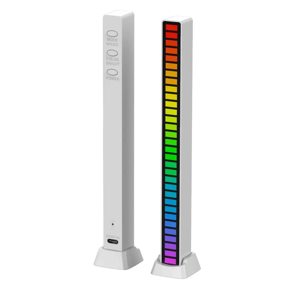 

LED Strip Light Sound Control Pickup Rhythm Light Music Atmosphere Light RGB Colorful Tube USB Energy-Saving Lamp Ambient Light