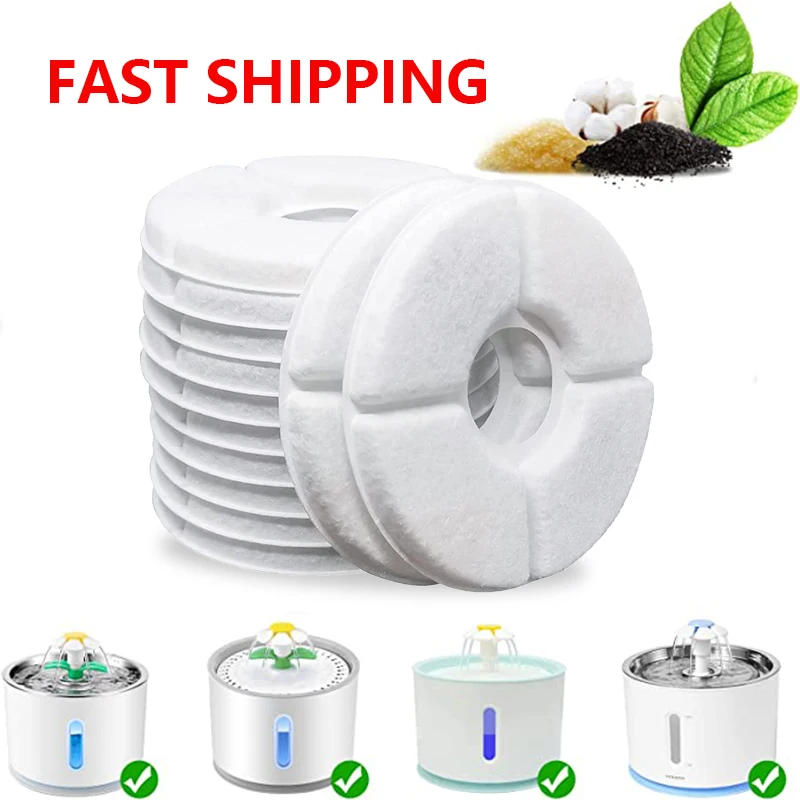 

Сменный питьевой фонтан для кошек с активированным углем, 12 шт.