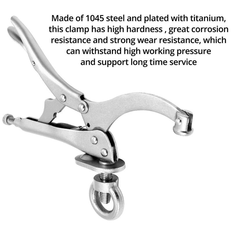 【CLEARANCE】9 Inch Drill Press Vice Clamp Woodworking Holding With Lock And Release Lever Locking Pliers