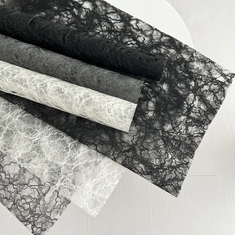 

Flower Bouquet Lafite Packaging Paper Lace Feeling Creative Hollowed Out Art Paper Flower Shop Handmade Floral Packaging Paper
